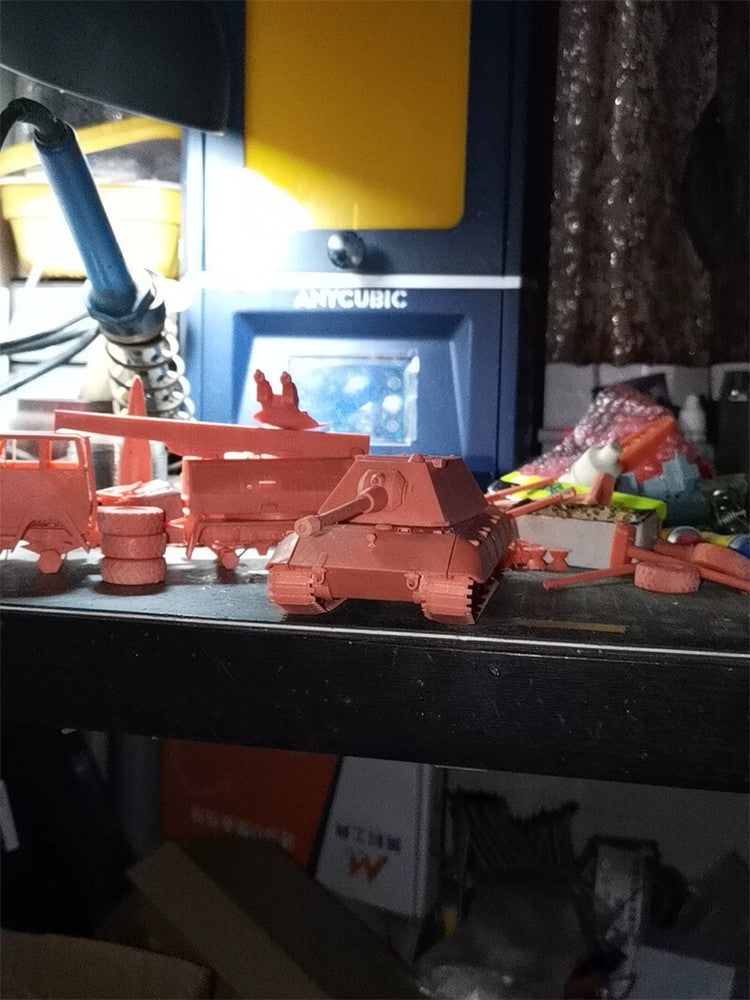 3d Printed 1/72 Germany E-100 Main Battle Tank Unpainted Kit