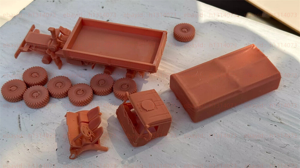 3d Printed 1/72 KAMAZ Transport Vehicle Unpainted Kit