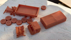 3d Printed 1/72 KAMAZ Transport Vehicle Unpainted Kit