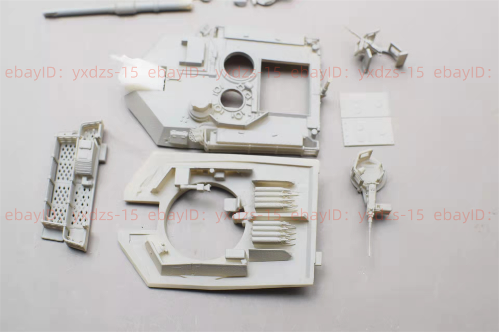3d Printed 1/72 M1a2 Abrams Tank With The Tusk Ii Unpainted Kit
