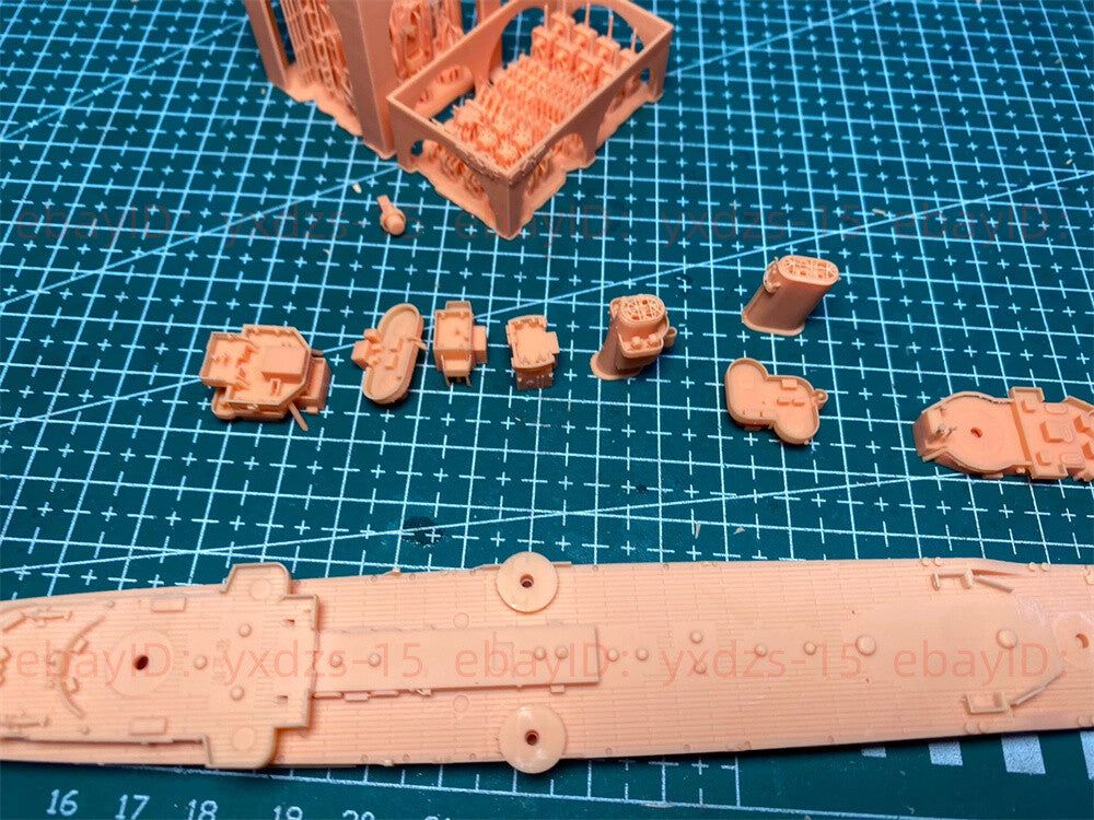 3d Printed Kits 1/700 HMS Hawkins-class Cruiser(full Hull/waterline)