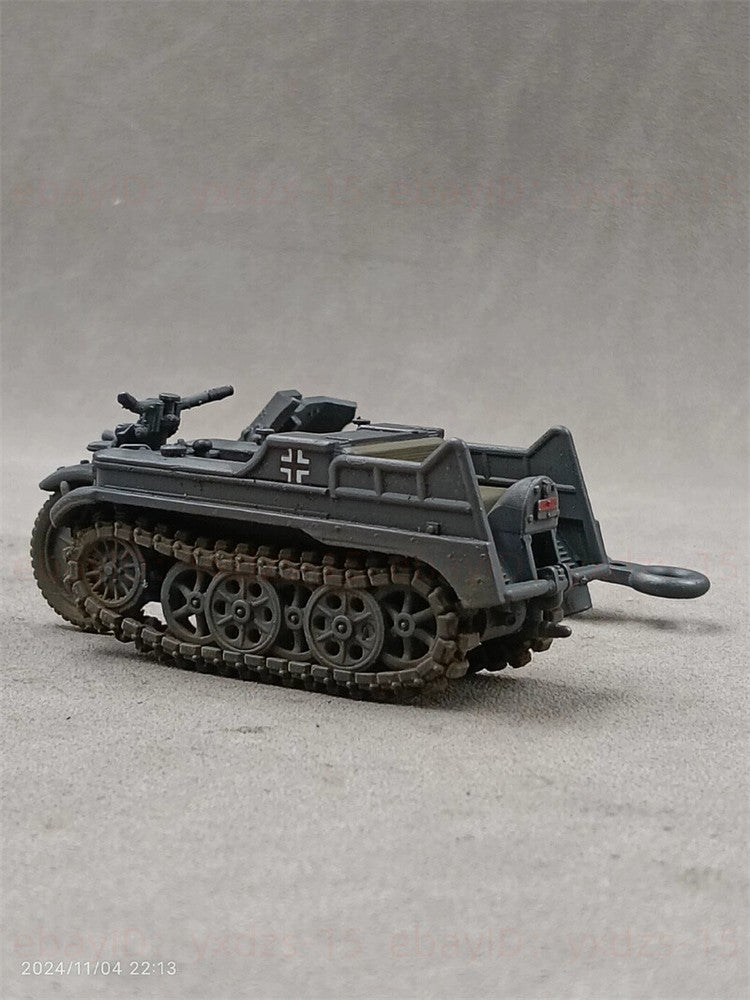 1/35 Half-track Motorcycle Towing 3.7cm Anti-tank Gun Painted Finished Model