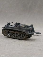 1/35 Half-track Motorcycle Towing 3.7cm Anti-tank Gun Painted Finished Model