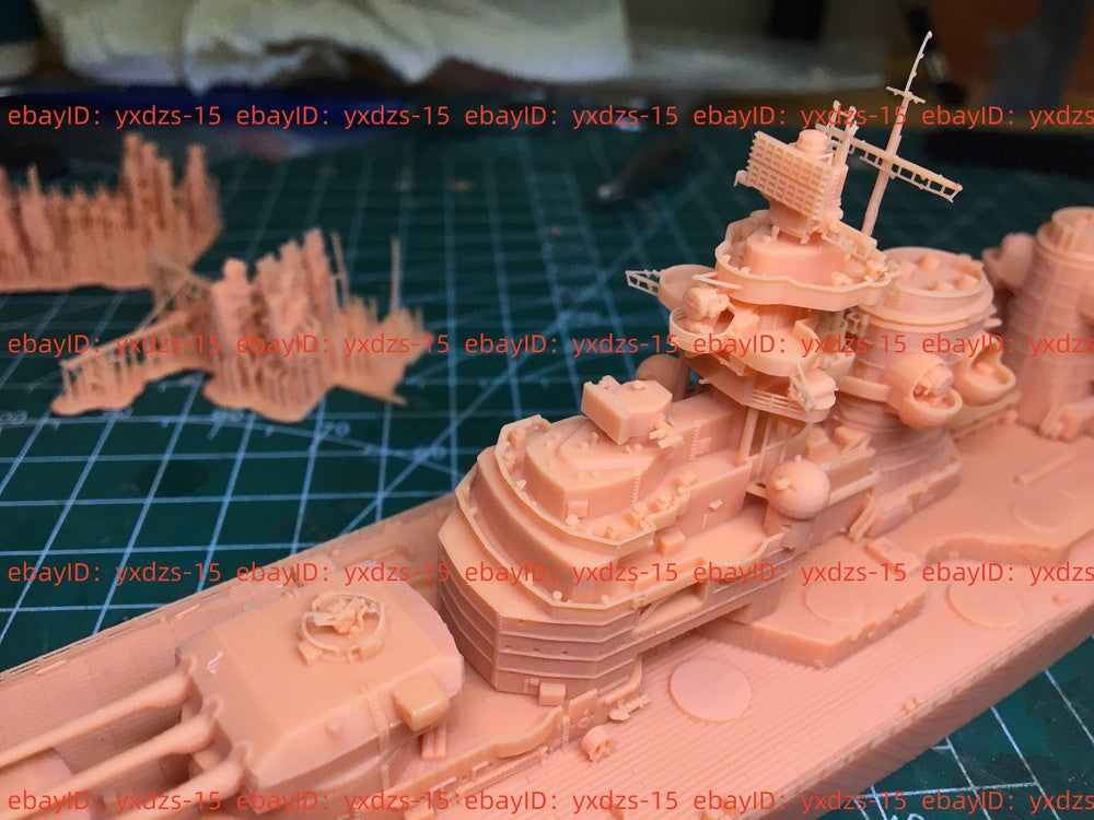 3d Printed Kits 1/700 German H-class Pommern Battleship(full Hull/waterline)