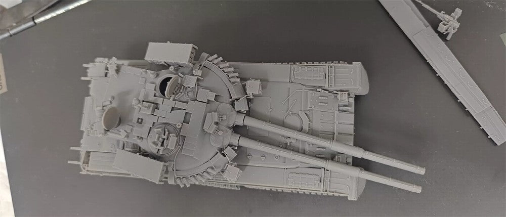 3d Printed 1/48 Soviet Apocalypse Tank Unpainted Kit