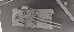 3d Printed 1/48 Soviet Apocalypse Tank Unpainted Kit