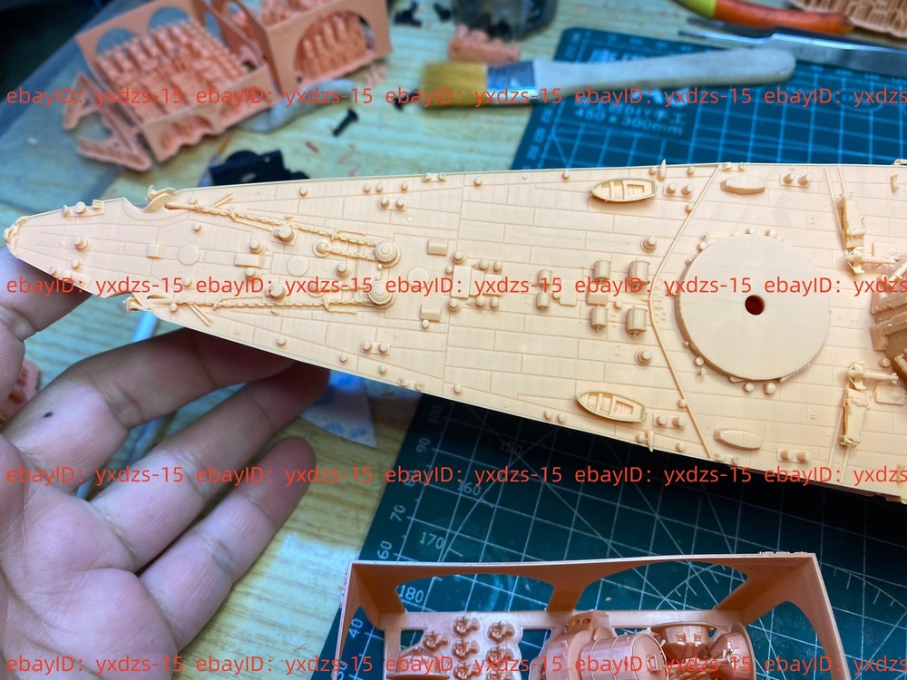 3d Printed 1/700 Italian Andrea Doria Battleship(full Hull/waterline)