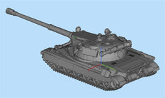 3d Printed 1/35/72 Polish B-series 60TP L Heavy Tank Unpainted Kit