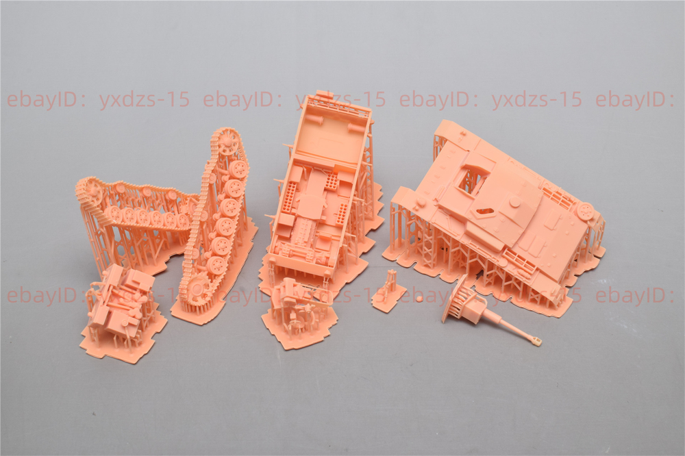 3d Printed 1/72 Sturmgeschütz III Ausführung F Unpainted Kit