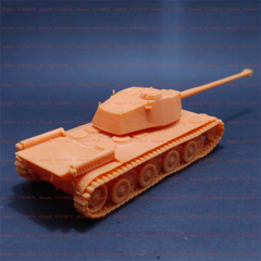3d Printed 1/72/144 France Fcm 50t Heavy Tank Unpainted Kit