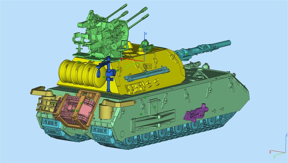 3d Printed 1/35/72 German D-series Maus "Land Cruiser" Superheavy Tank Kit