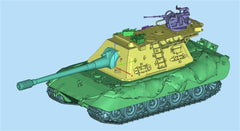 3d Printed 1/35/72 German D-series E-100 Super Heavy Tank Unpainted Kit