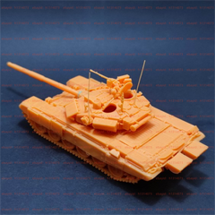 3d Printed 1/72/144 Indian T-90S Main Battle Tank Unpainted Kit