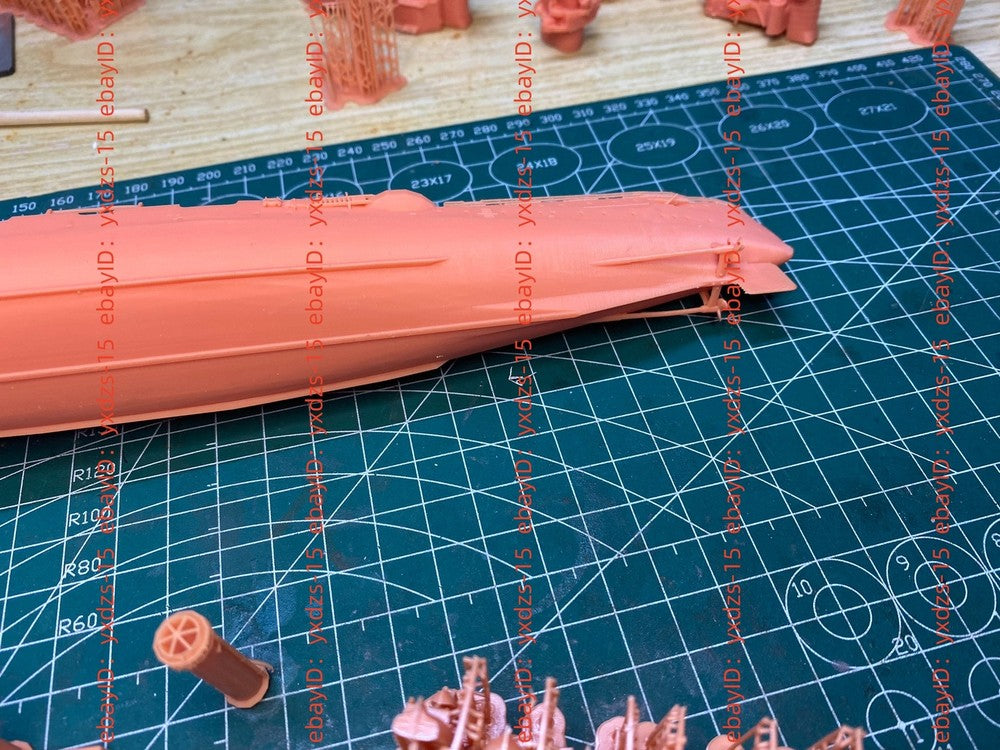 3d Printed Kit 1/350 Uss Cl-23 Albany Protected Cruiser(full Hull/waterline)