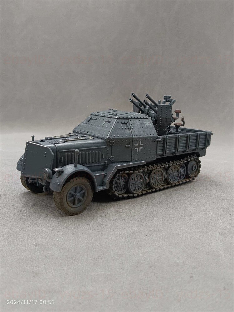 1/35 Half-Track Anti-Aircraft Vehicle Painted Finished Model