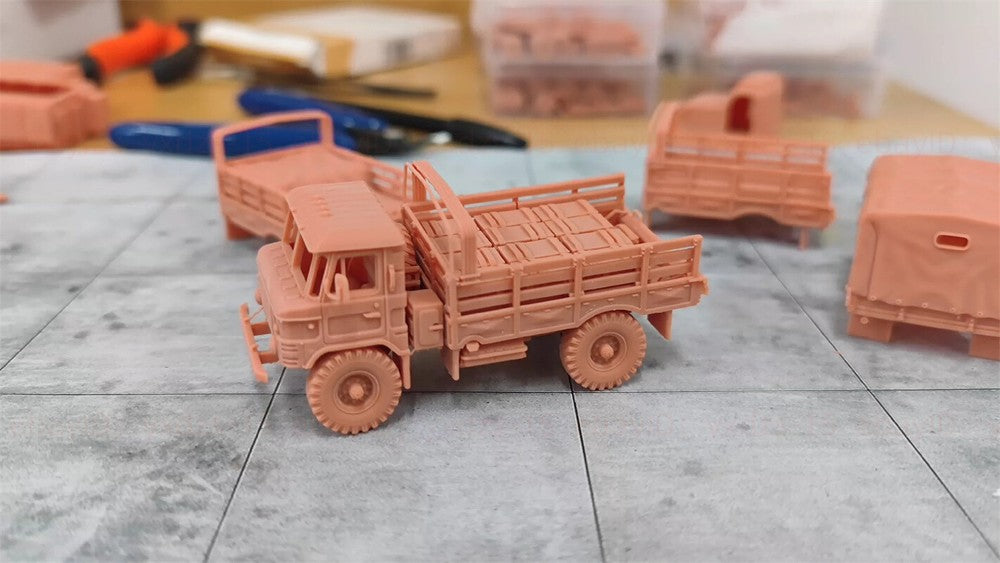 3d Printed 1/72/87 GAZ-66 Off-Road Transport Vehicle ﻿ ﻿Unpainted Kit