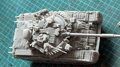 3d Printed 1/72 T-80U Main Battle Tank (Modernized Version) Unpainted Kit