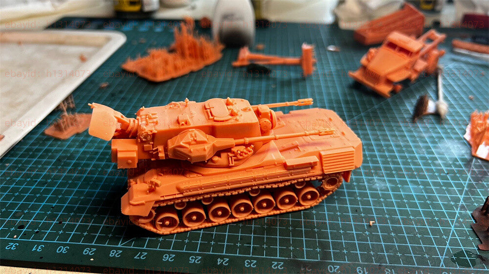 3d Printed 1/72 Gepard Self-Propelled Anti-Aircraft Gun Unpainted Kit