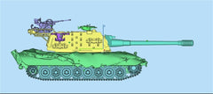 3d Printed 1/35/72 German D-series E-100 Super Heavy Tank Unpainted Kit