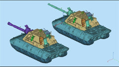 3d Printed 1/35/72 German D-series E-100 Super Heavy Tank "Nemesis" Kit