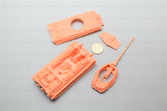 3d Printed 1/72 Germany King Tiger Tank Unpainted Kit