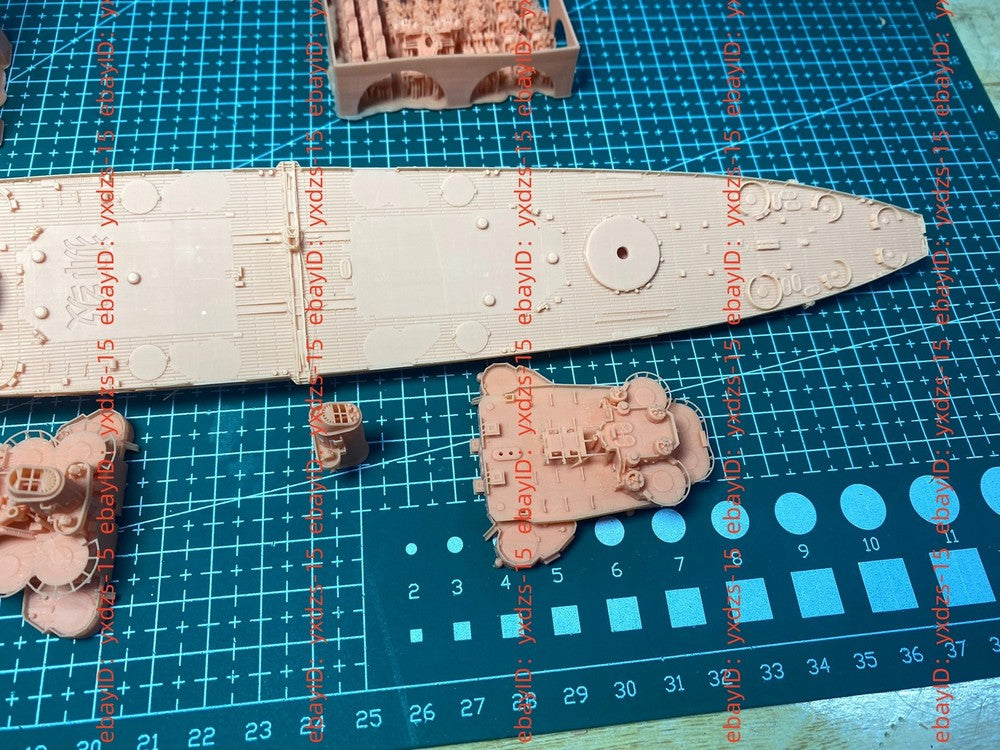 3d Printed 1/700 Britain Lion-class Battleship(full Hull/waterline)