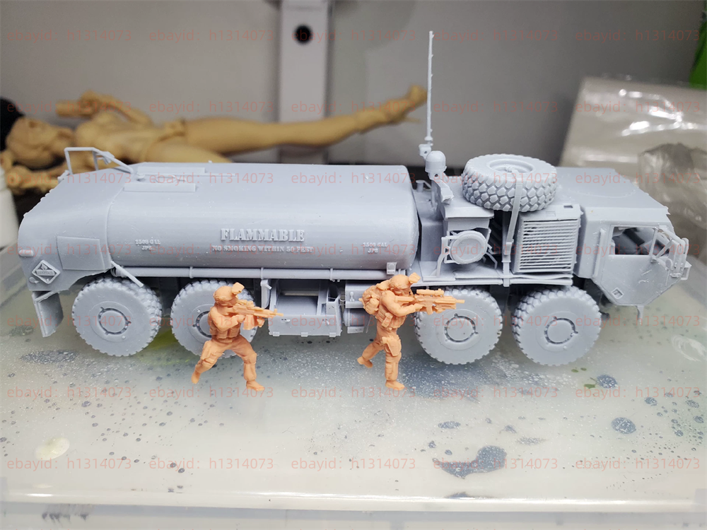 3d Printed 1/72 M977 HEMTT Fuel Tanker Unpainted Kit