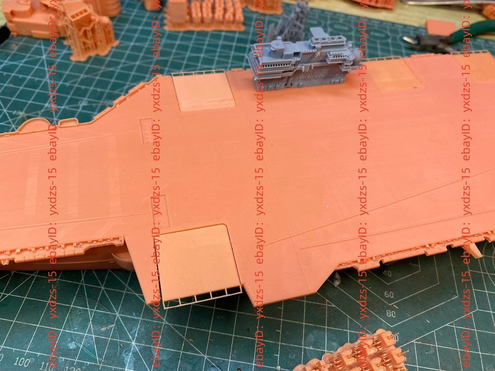3d Printed 1/700 Us Forrestal Aircraft Carriers(full Hull/waterline)