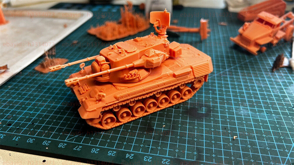 3d Printed 1/72 Gepard Self-Propelled Anti-Aircraft Gun Unpainted Kit