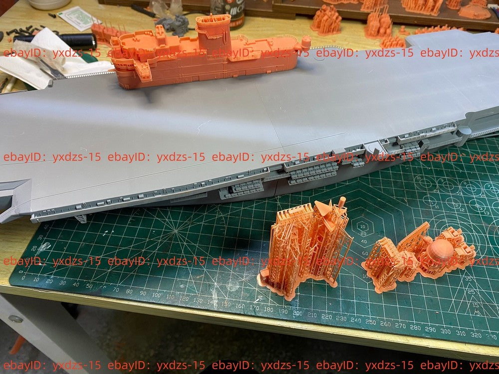 3d Printed 1/350 Hms Ark Royal R09 Aircraft Carrier(full Hull/waterline)