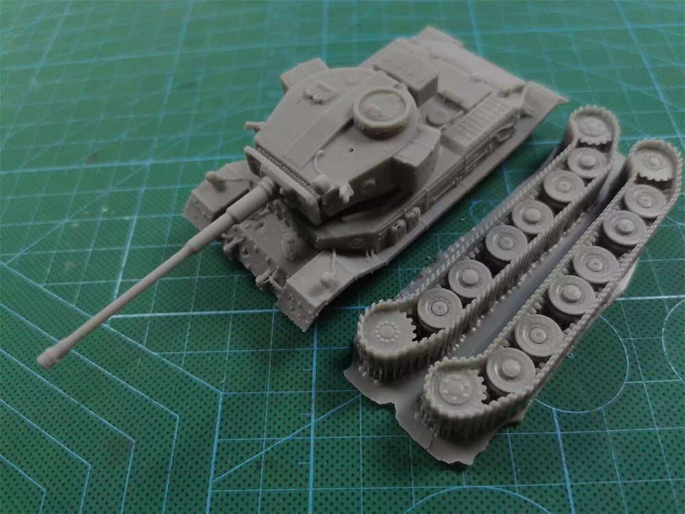 3d Printed 1/35/72 German Battle-Damaged Tiger/Tiger (P)/Tiger II/Sturmtige Kit