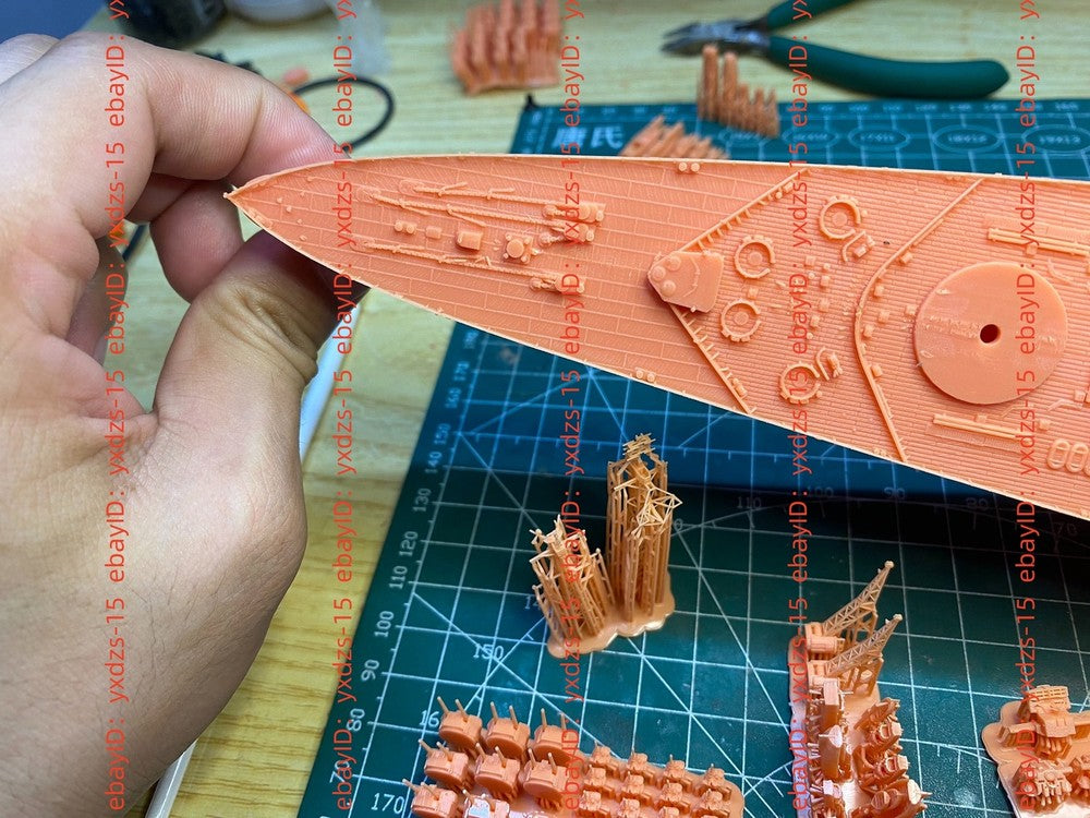 3d Printed Kits 1/700 British Super Battleship Devastation(full Hull/waterline)