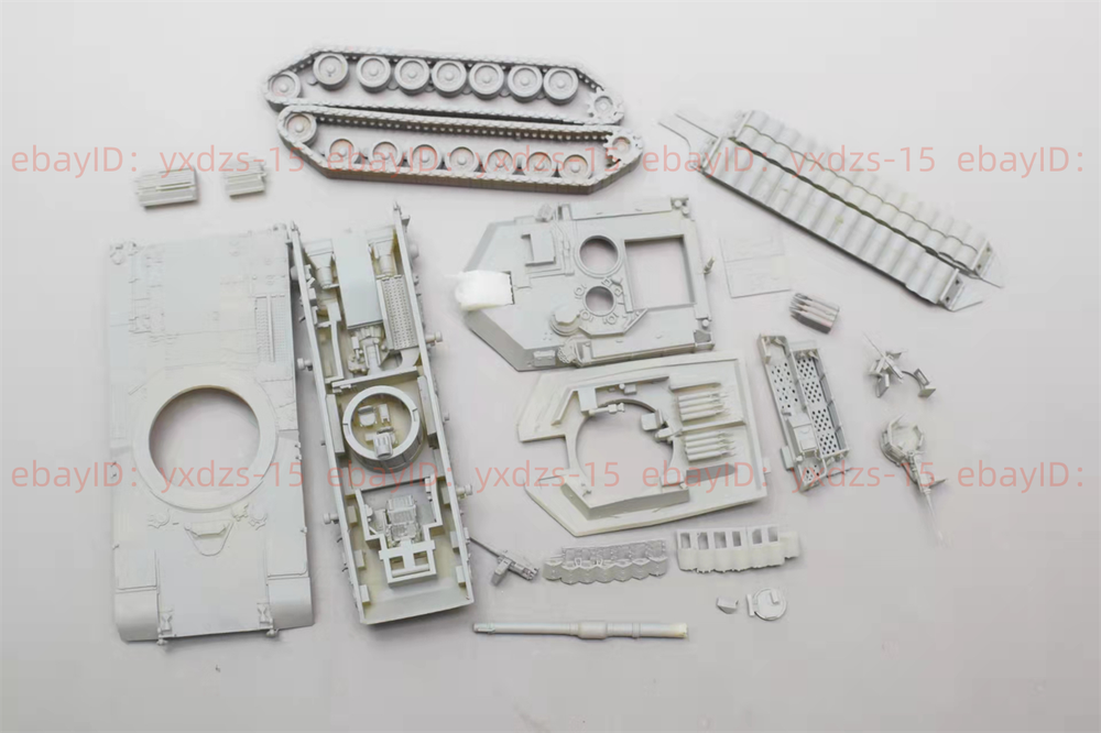 3d Printed 1/72 M1a2 Abrams Tank With The Tusk Ii Unpainted Kit
