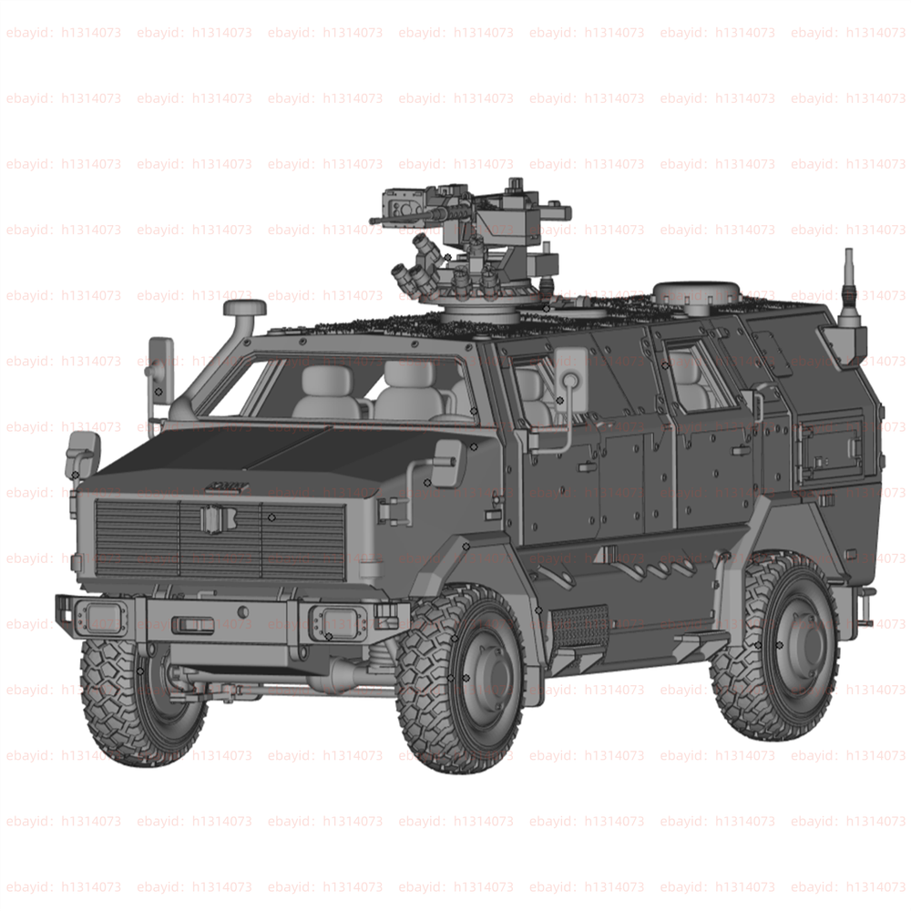 3d Printed 1/48 German Fennek 2 Armored Vehicle Unpainted Kit
