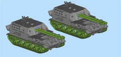 3d Printed 1/35/72 Soviet ISU-2-122 Self-propelled Anti-tank Gun Kit