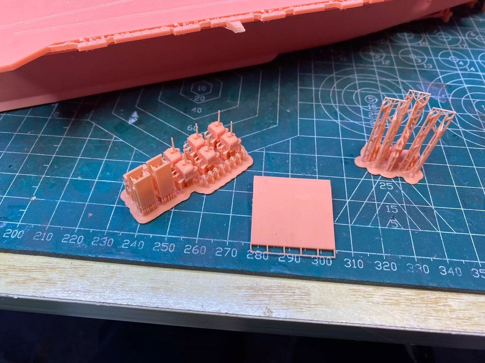 3d Printed 1/700 Us Forrestal Aircraft Carriers (cva-59) (full Hull/waterline)