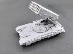 3d Printed 1/72/144 Russian Tos-1a Flamethrower Tank