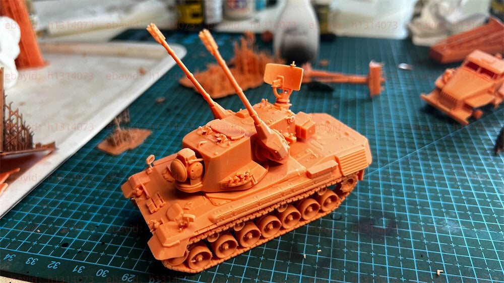 3d Printed 1/72 Gepard Self-Propelled Anti-Aircraft Gun Unpainted Kit