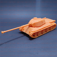 3d Printed 1/72/144 France Fcm 50t Heavy Tank Unpainted Kit