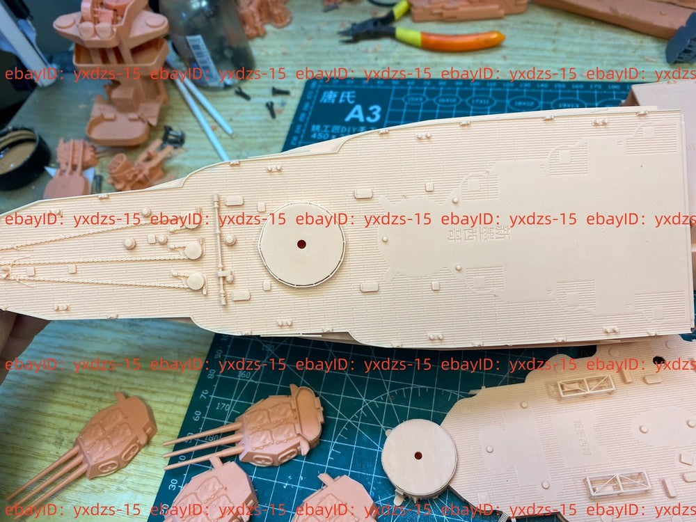 3d Printed 1/200 Wwii New Mexico Bb-40 Battleship(full Hull/waterline)