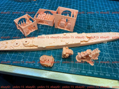 3d Printed 1/700 French cruiser Louis IX(full Hull/waterline)