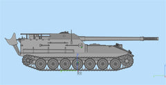 3d Printed 1/35 Soviet Object 263 Tank Destroyer Unpainted Unassembled Model