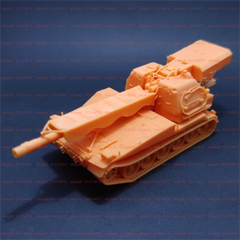 3d Printed 1/72/144 Swedish Bandkanon 1A Self - Propelled Howitzer Unpainted Kit