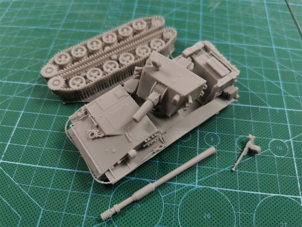 3d Printed 1/35/72 Soviet SU-130PM/SU-100P Open-top Tank Destroyer Series Kit