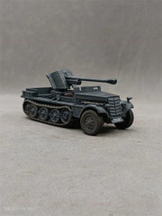 1/35 Half-track Anti-tank Gun Vehicle Painted Finished Model