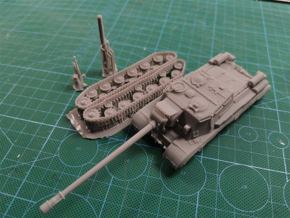 3d Printed 1/35/72 Soviet ISU-152K Self-Propelled Anti-Tank Gun Kit