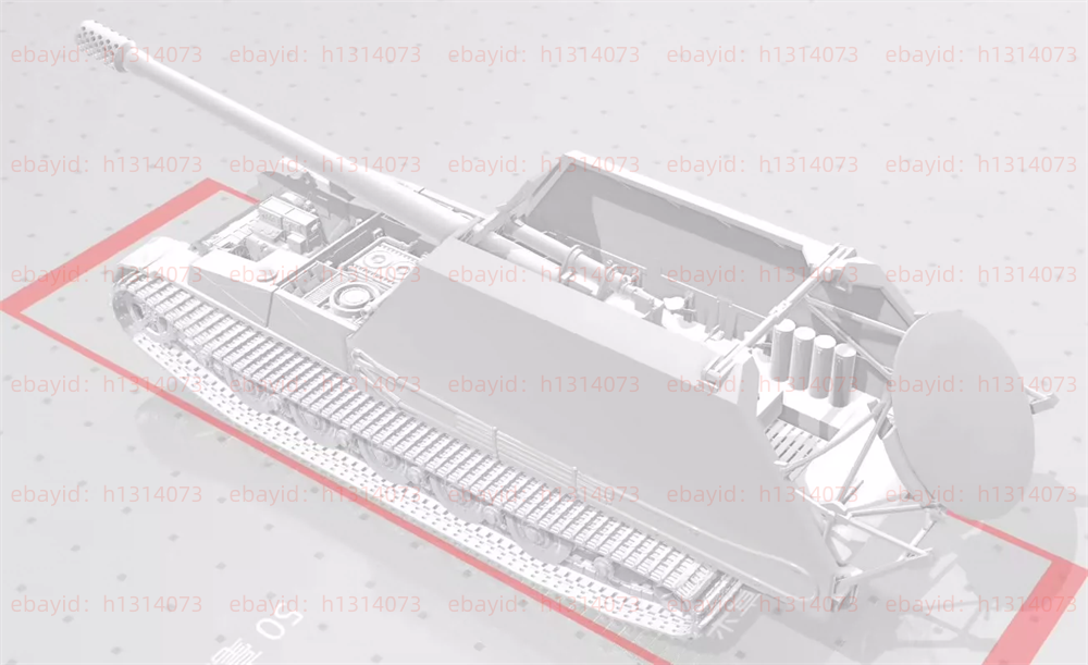 1/72 Tiger Self-Propelled Guns: Grille 17 / Grille 21 Unpainted Kit
