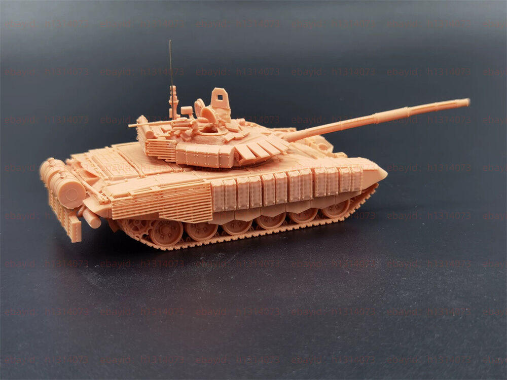 3d Printed 1/72/144 Russian T-72b3 2016 Tank With Relikt Armour
