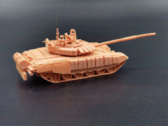 3d Printed 1/72/144 Russian T-72b3 2016 Tank With Relikt Armour