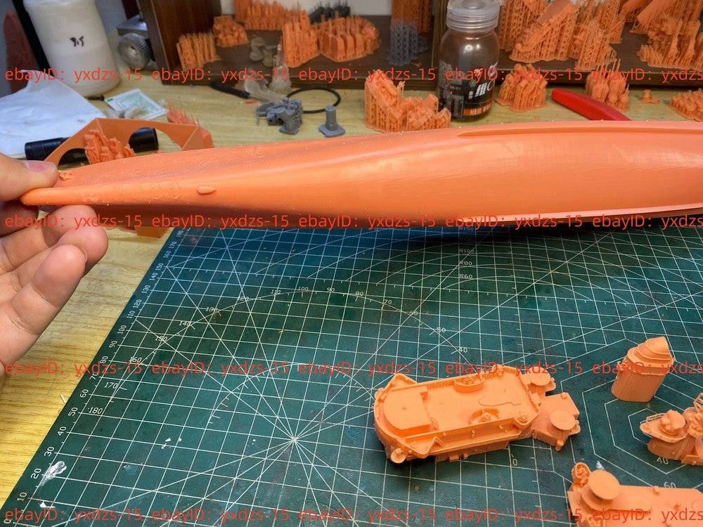 3d Printed Kits 1/350 French Cruiser Colbert C611(full Hull/waterline)